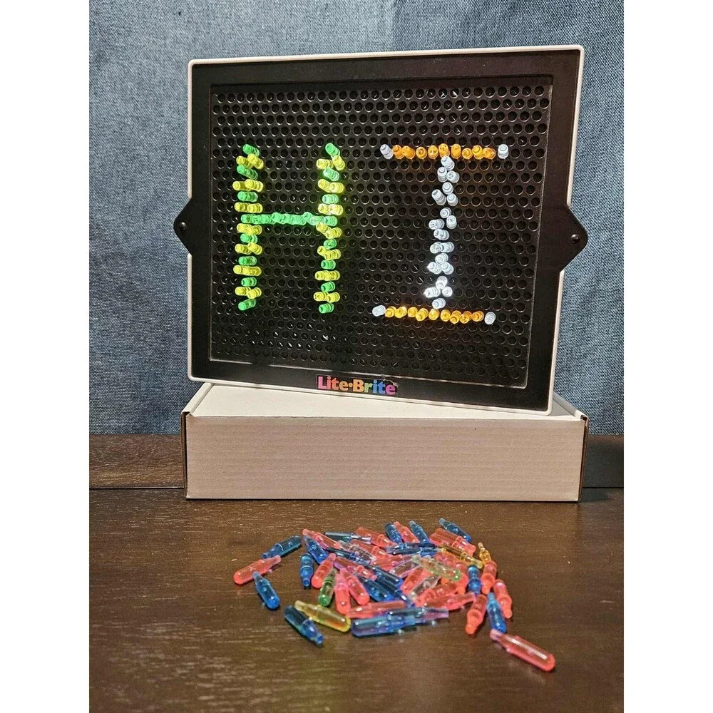 Lite Brite Ultimate Classic Basic Fun | LED Light Up Toy | Retro Style Peg Art